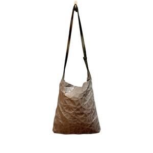 Joy Susan large tote purse crossbody bag. Geo Talia light tan geometric design